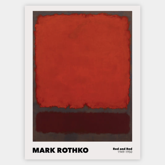 Plakát Orange, Red and Red | Mark Rothko