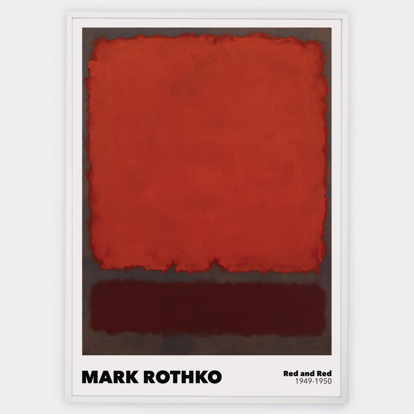 Plagát Orange, Red and Red | Mark Rothko