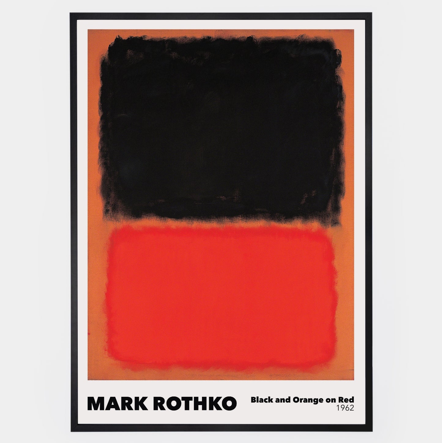 Plagát Black and Orange on Red | Mark Rothko