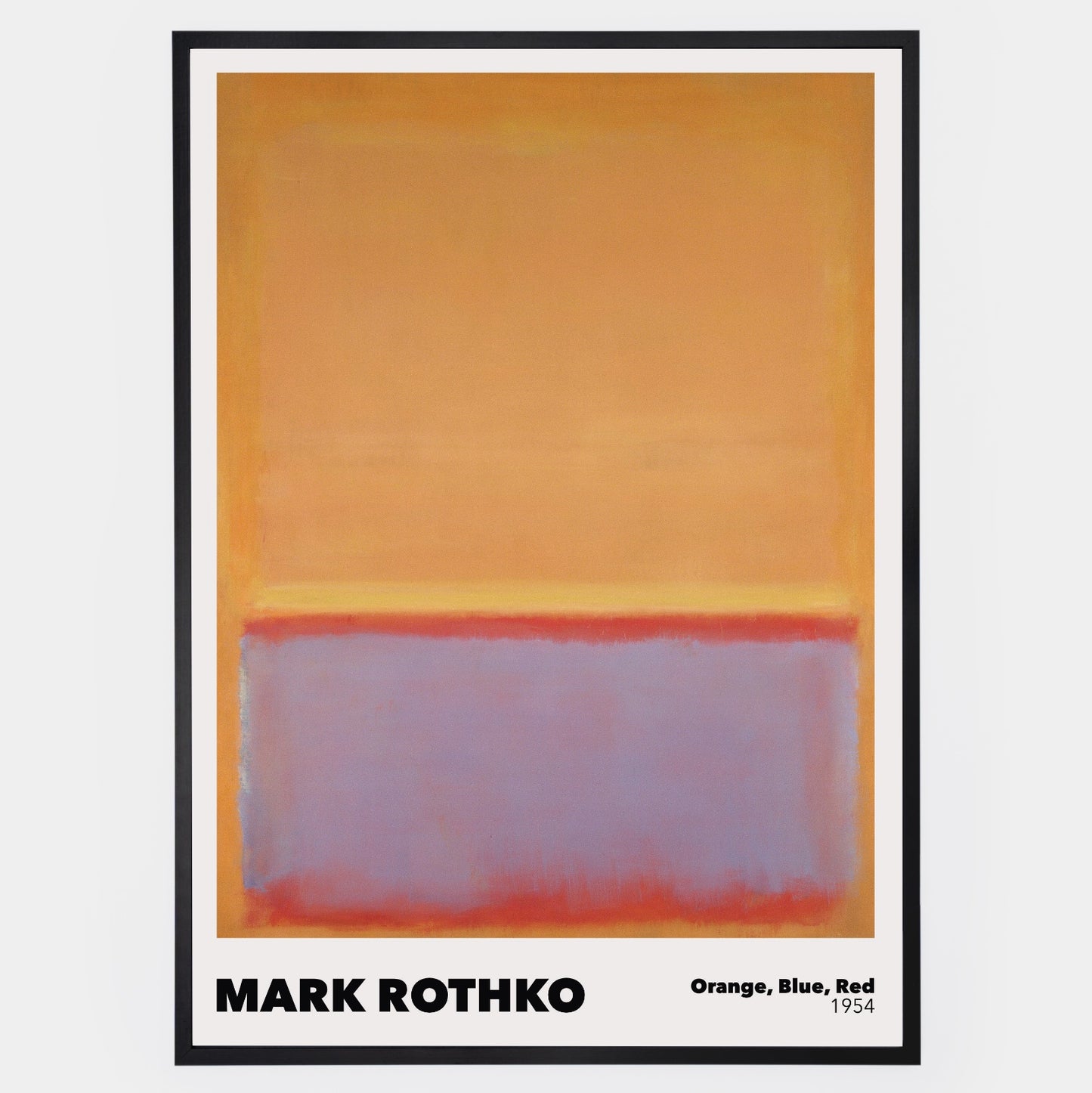 Plagát Orange, Blue, Red | Mark Rothko