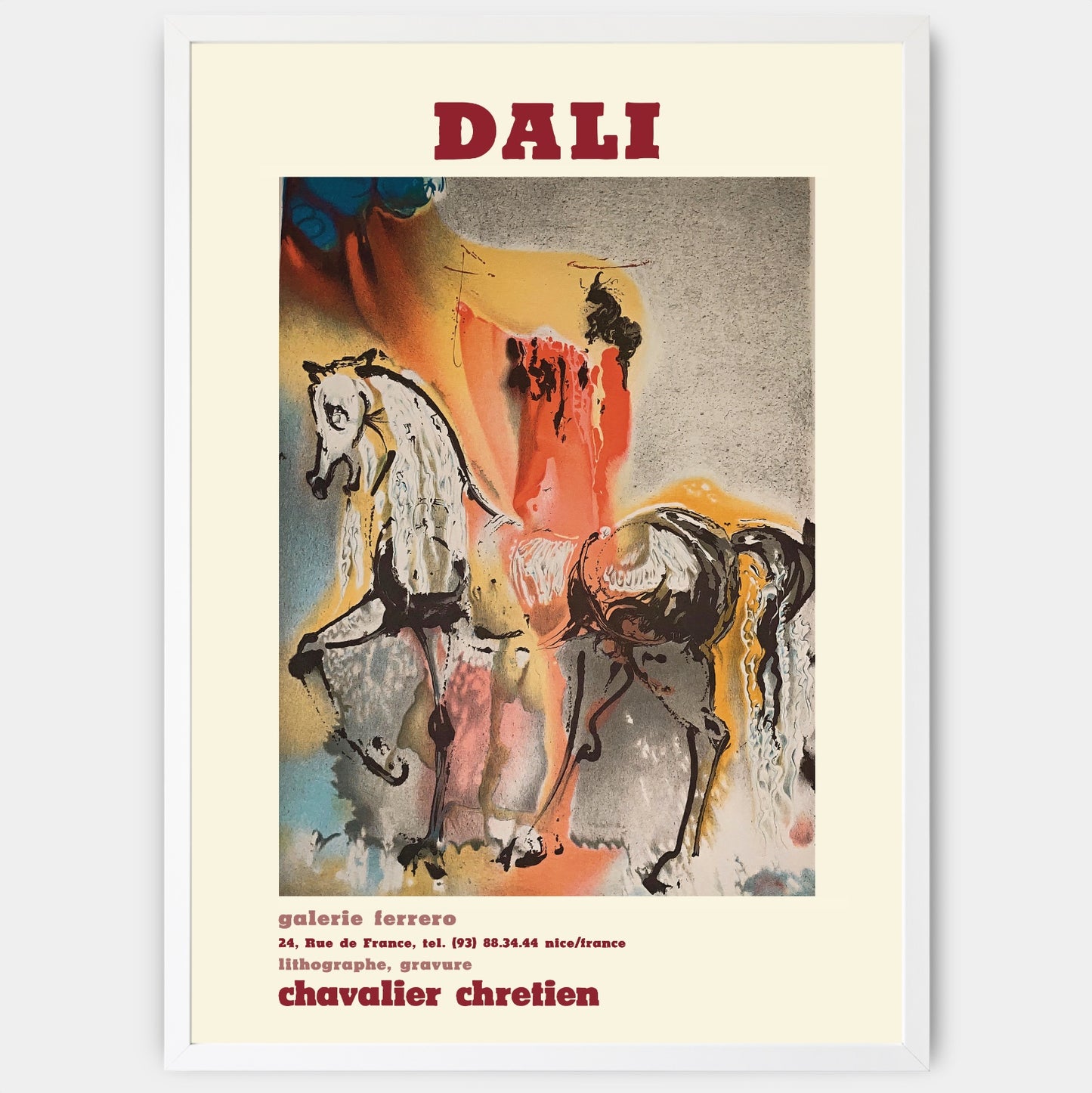 Plagát Chavalier Chretien | Salvador Dali