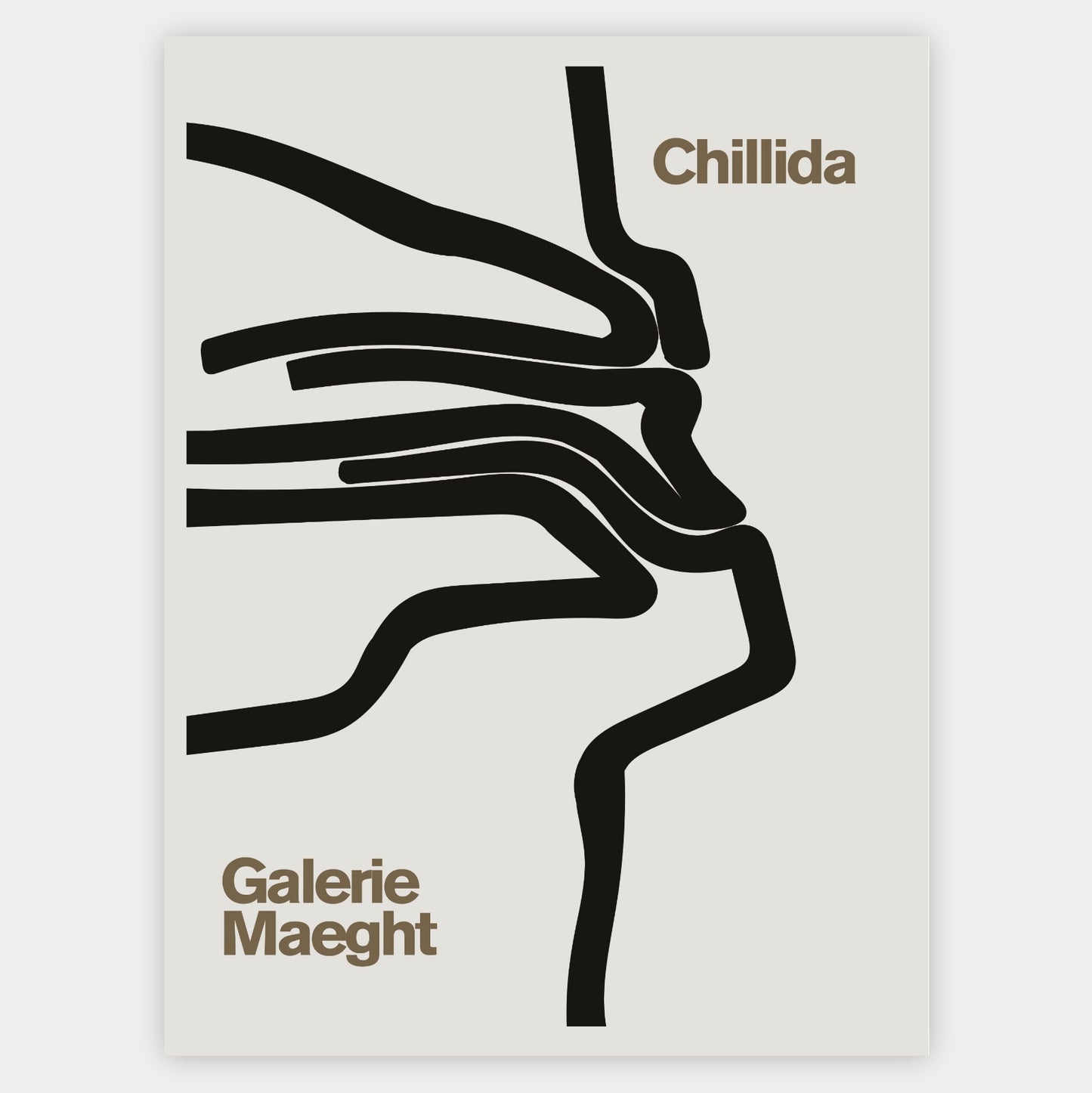 Plagát Galerie Maeght | Eduardo Chillida