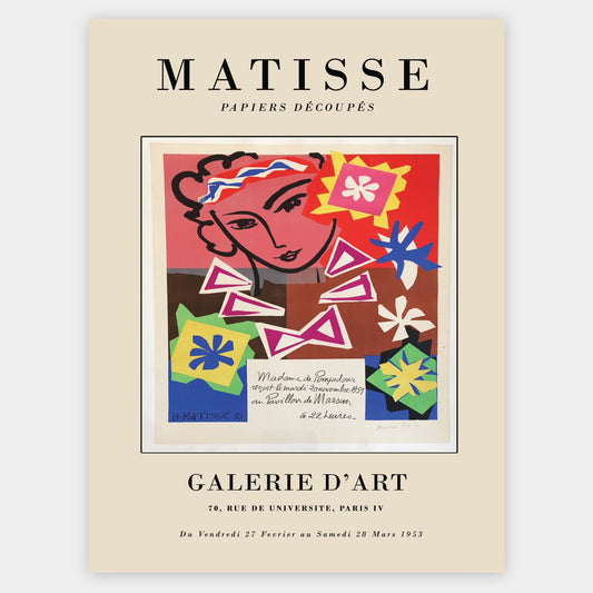 Plakát Papiers Découpés 1953 | Henri Matisse