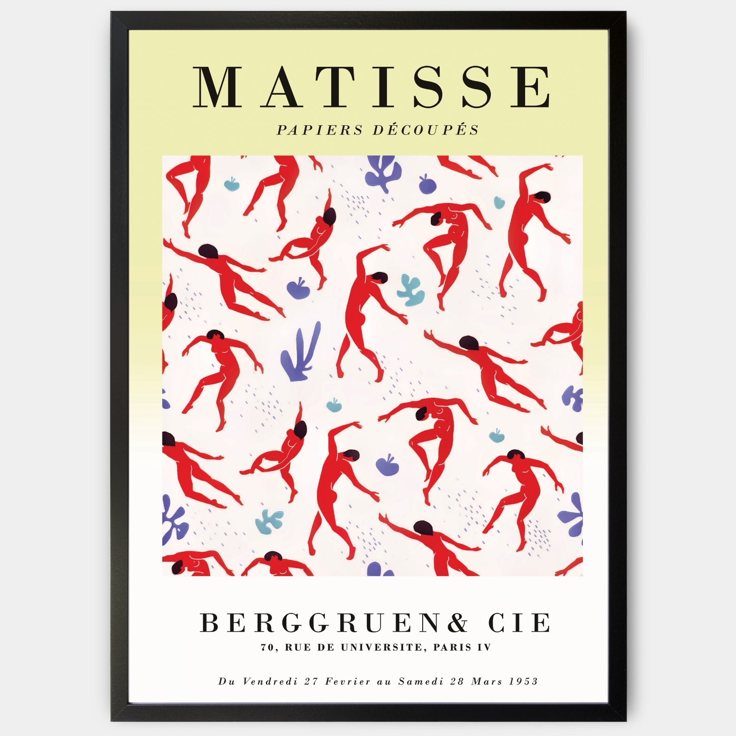 Plagát Papiers Découpés 1953 II | Henri Matisse