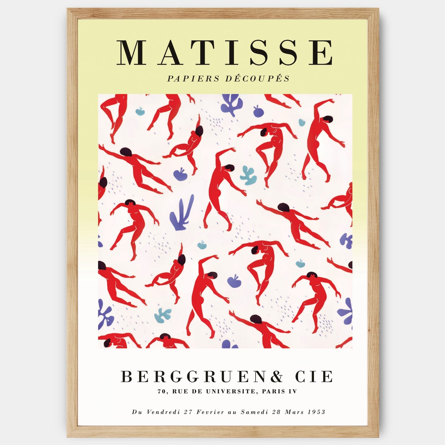 Plagát Papiers Découpés 1953 II | Henri Matisse