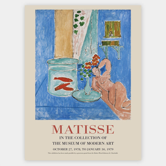 Plakát Goldfish and Sculpture | Henri Matisse