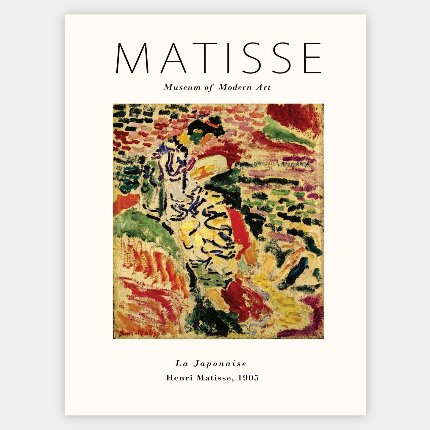 Plagát La Japonaise | Henri Matisse