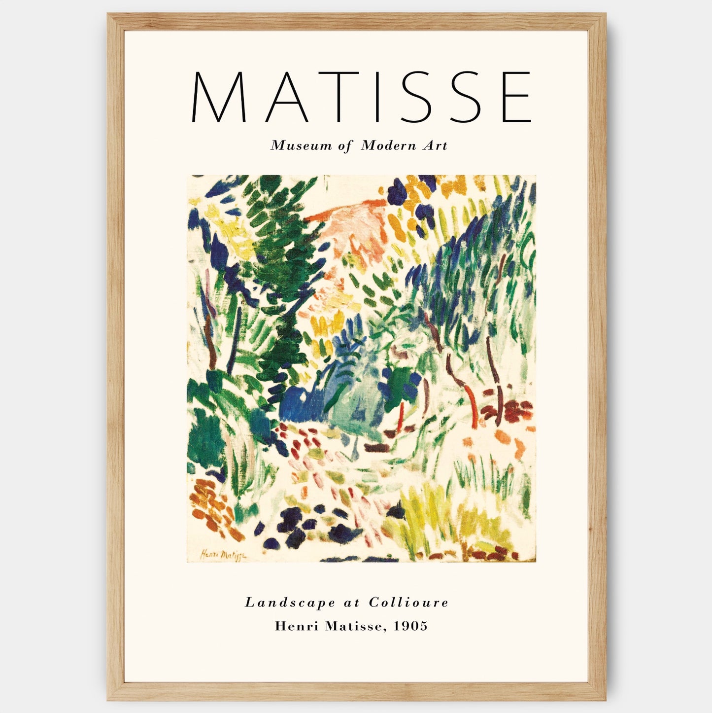 Plagát Landscape at Collioure | Henri Matisse