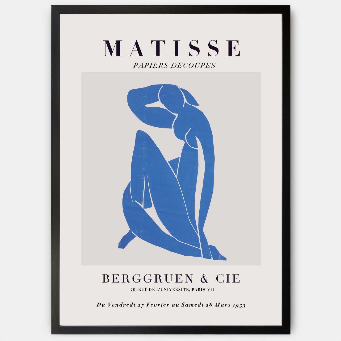 Plagát Nu Bleu I | Henri Matisse