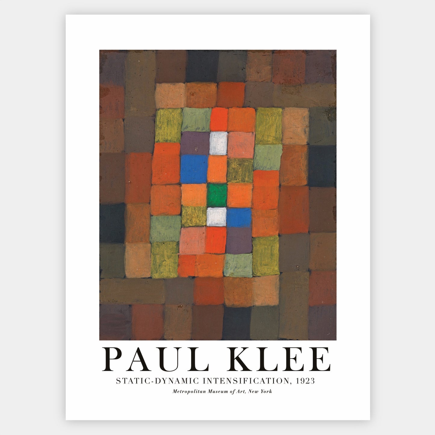 Plagát Static-Dynamic Intensification | Paul Klee