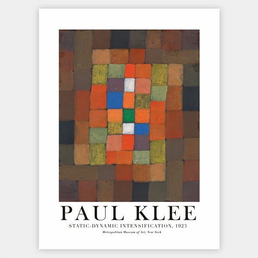 Plakát Static-Dynamic Intensification | Paul Klee