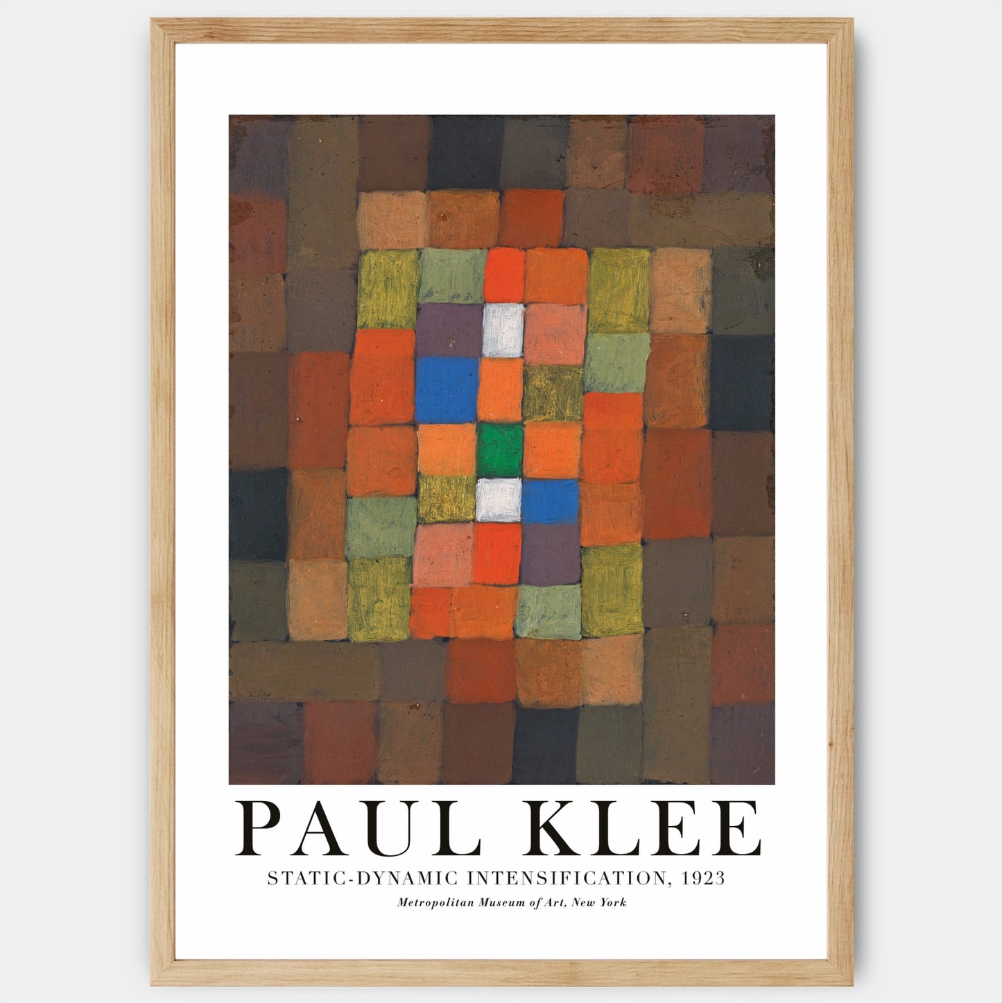 Plagát Static-Dynamic Intensification | Paul Klee