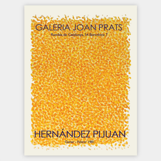 Plakát Yellow Dots | Hernández Pijuan