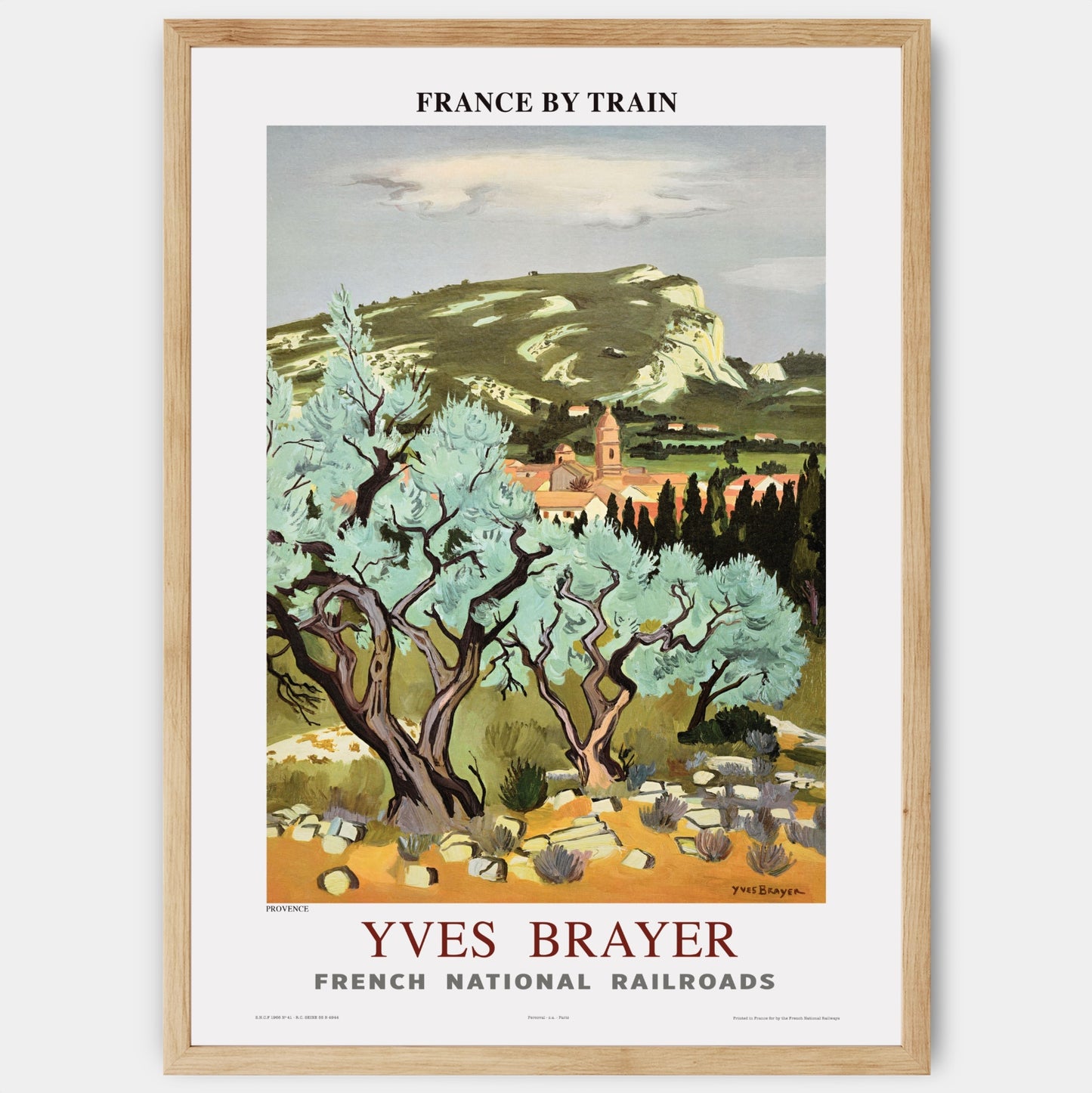 Plagát France by Train | Yves Brayer