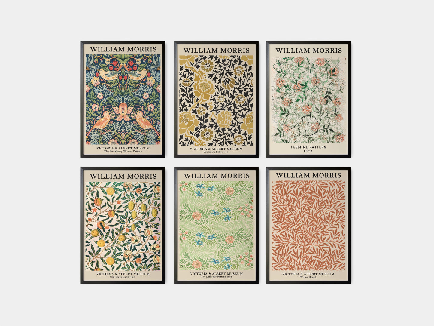 Plagát The Strawberry Thieves Pattern | William Morris